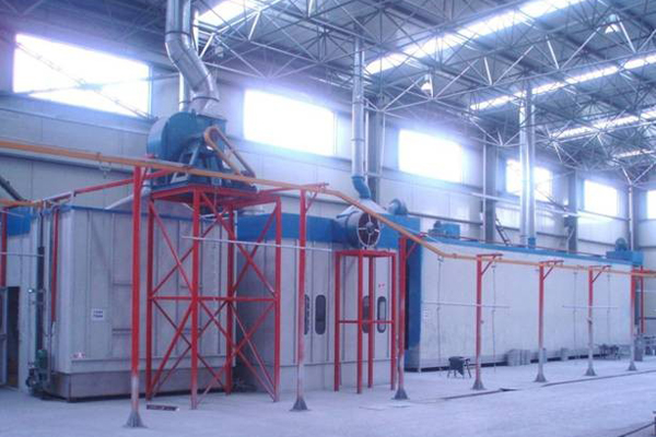 Import spray production line