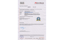2013 year of SGS certification